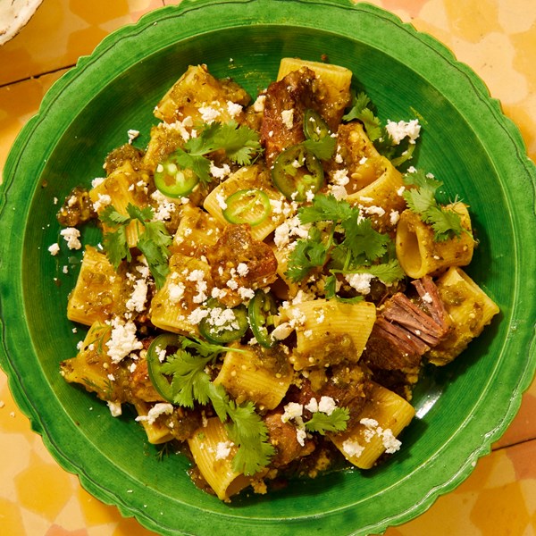 Green chile pasta 