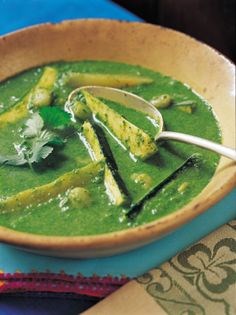 Green chileatole (Chileatole verde)