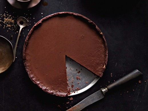 Green chili chocolate pie