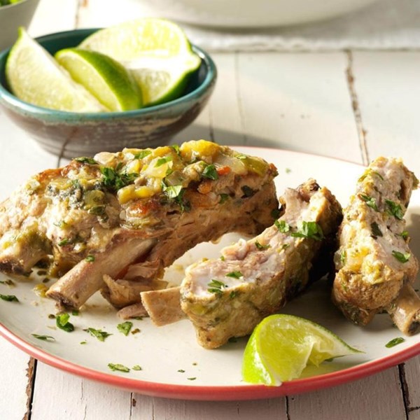 Green chili ribs