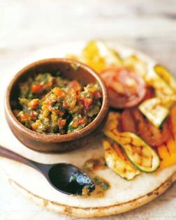 Green chilli dipping sauce (Nam prik noom)