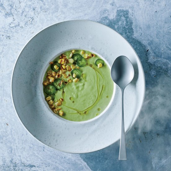 Green corn soup