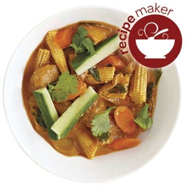 Green curry chicken