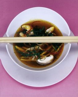 Green curry fish soup