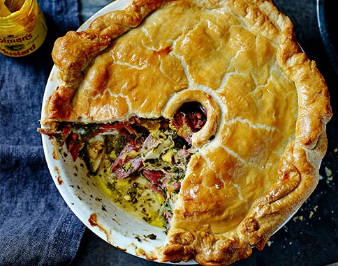 Green eggs & ham pie