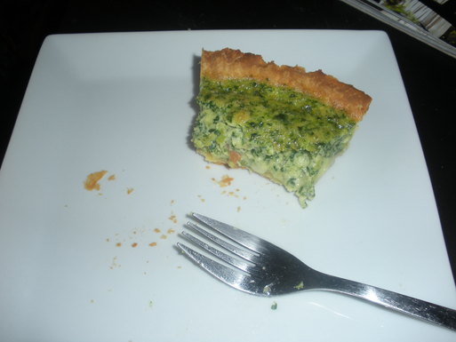 Green eggs and ham quiche