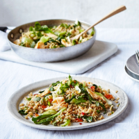 Green fried rice