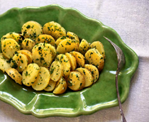 Green garden potato salad