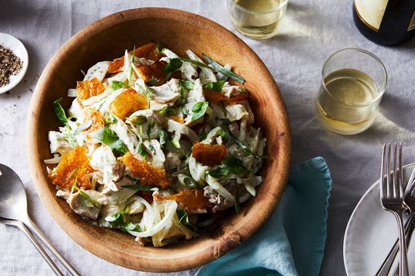 Green goddess chicken salad