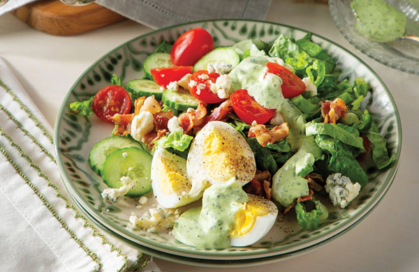 Green goddess Cobb salad