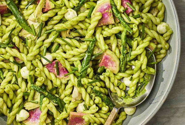 Green goddess pasta salad