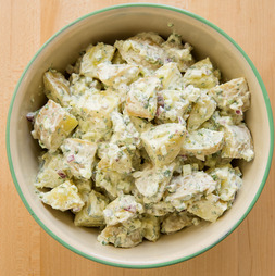Green goddess potato salad