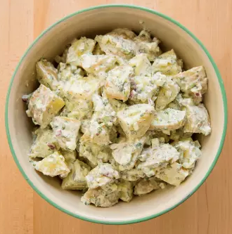 Green goddess potato salad