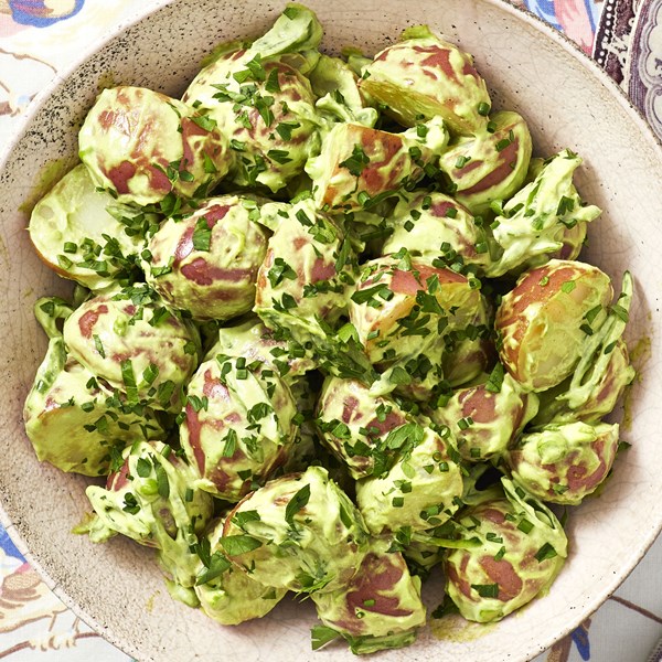 Green goddess potato salad