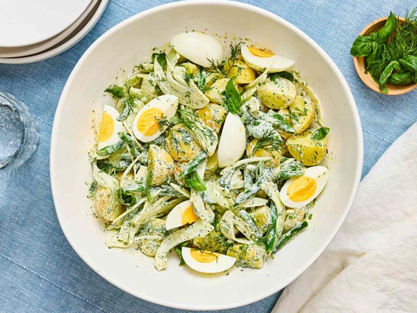 Green goddess potato salad