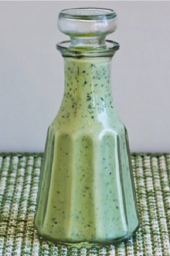 Green goddess salad dressing
