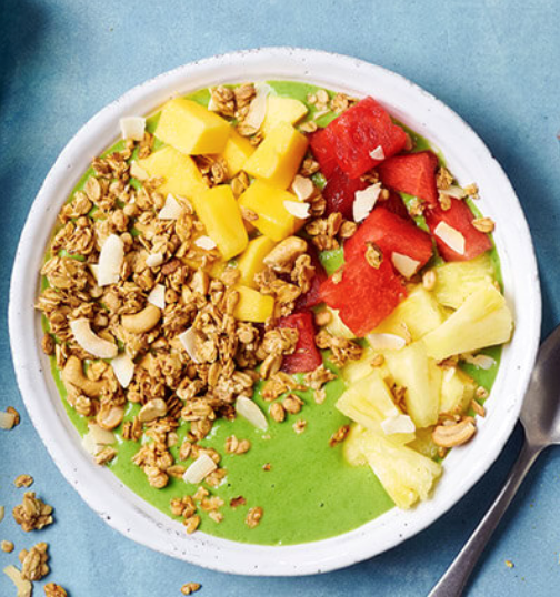 Green goodness smoothie bowl