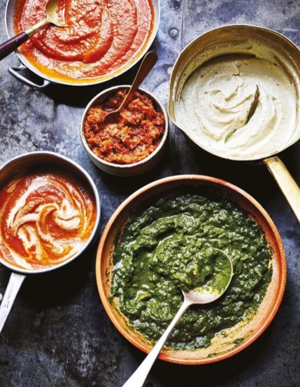 Green gravy (Hariyali gravy)