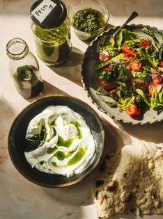 Green herb oil