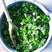 Green herb stuffing