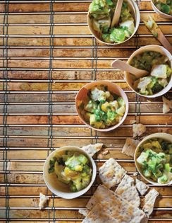 Green Mexican ceviche