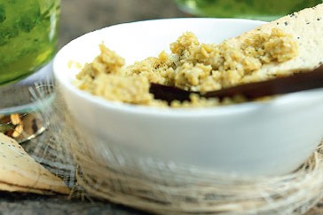 Green olive & lime tapenade