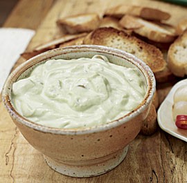 Green olive spread
