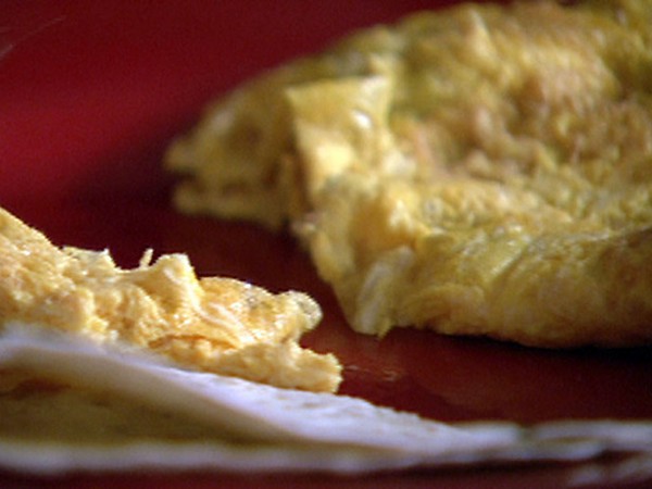 Green omelette