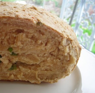 Green onion beer bread