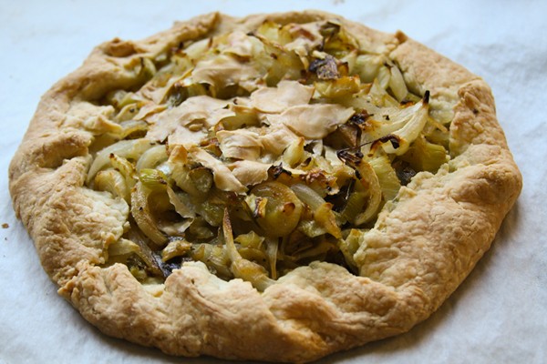 Green onion evening galette