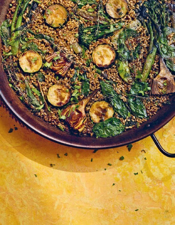 Green paella (Paella verde)