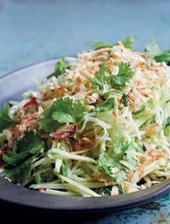 Green papaya, green mango, chilli, coconut, lime and tofu