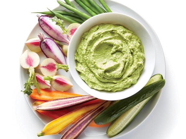 Green pea and parsley hummus
