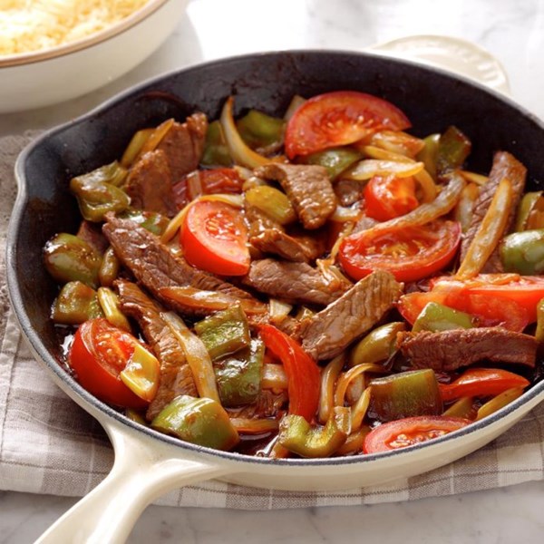 Green pepper steak 
