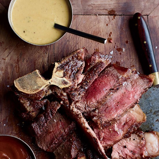 Green peppercorn jus