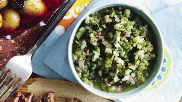 Green pico de gallo