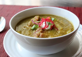 Green pork chili (Pork chili verde)