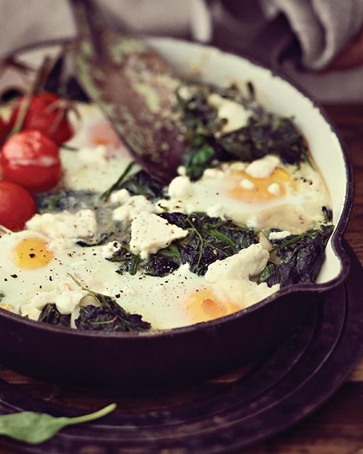 Green shakshouka