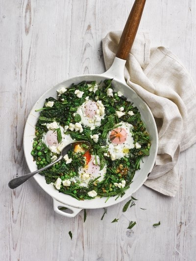 Green shakshuka