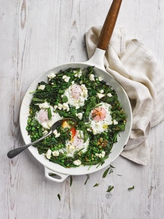 Green shakshuka