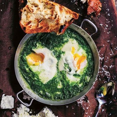 Green shakshuka