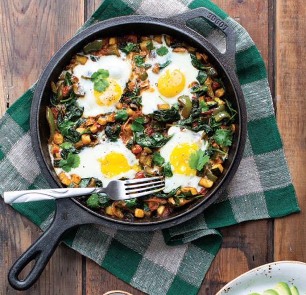Green shakshuka