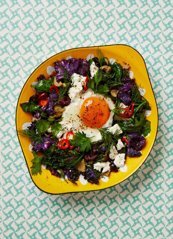 Green shakshuka