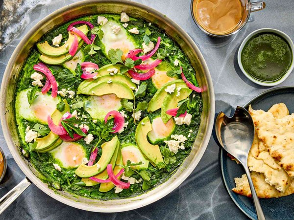Green shakshuka