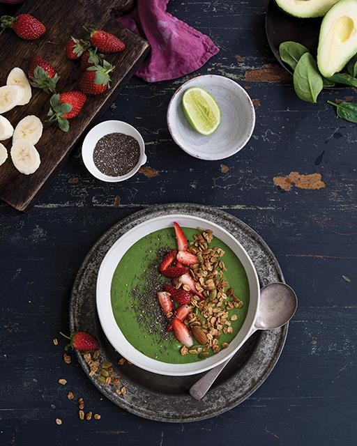 Green smoothie bowl