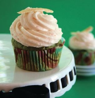 Green tea and grapefruit cupcakes