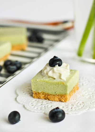 Green tea cheesecake bites recipe | Eat Your Books