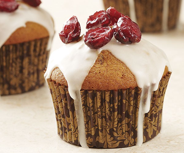 Green tea cranberry muffins