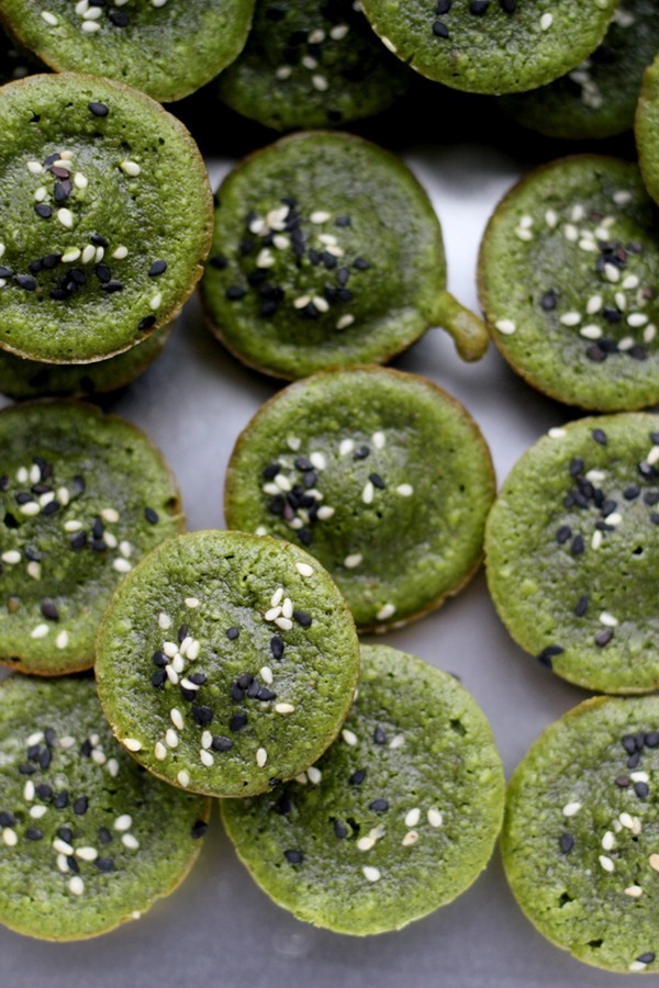 Green tea financiers