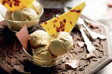 Green tea ice cream